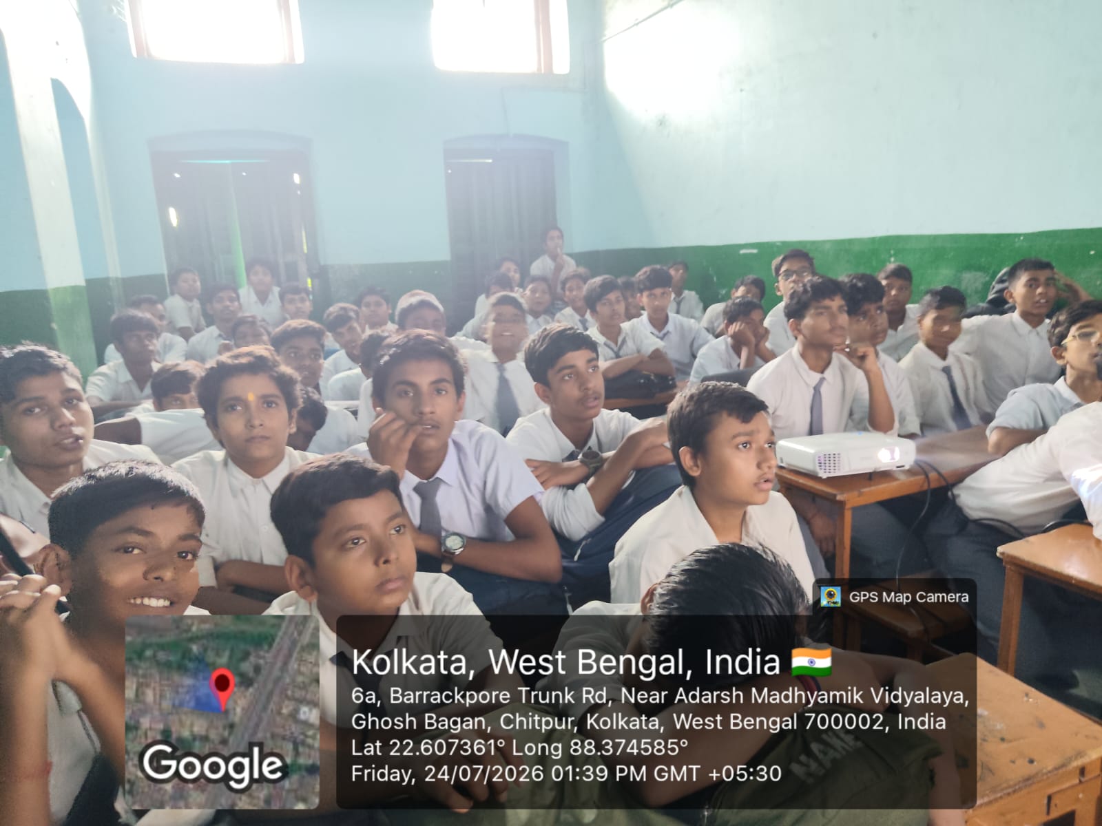 Elon Musk, Adarsh Madhyamik Vidyalaya